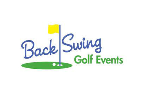 Back Swing Golf Events Logo on White Background