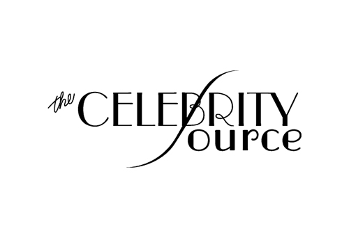 The Celebrity Source Logo in Black on White Background